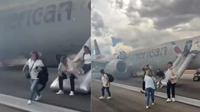 कऑफ से पहले लैंडिग गियर में लगी आग