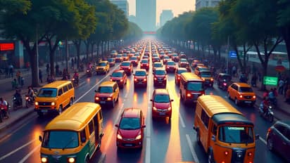 Commuters face Bengaluru traffic like a video game level