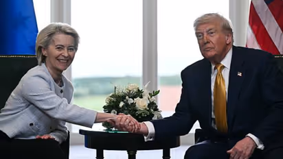 Ursula von der Leyen, Trump discuss Russia sanctions