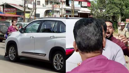 suresh gopi vehicle blocked