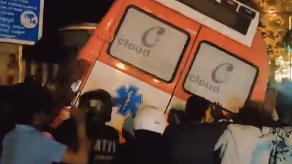 Speeding Ambulance Jumps Red Signal, Crashes Into Vehicles