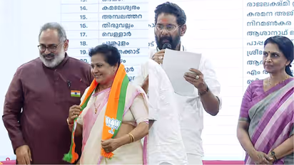 bjp candidates tvm corporation election