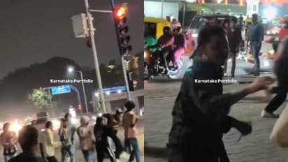Youths Clash Outside Vidhana Soudha in Bengaluru; Video Sparks Outrage