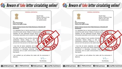 PIB Confirms Viral Letter Claiming Rajnath Singh Wrote to IAF Chief Is Fake