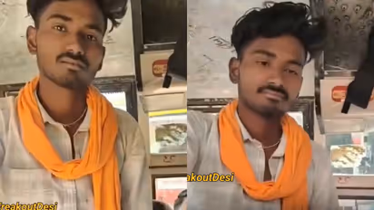 Woman confronts man for secretly clicking her photos on a crowded MP bus