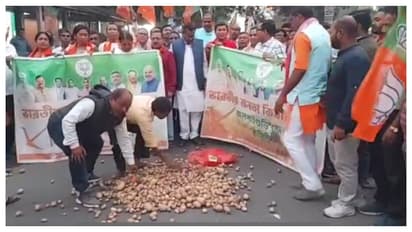 BJP Kisan Morcha protests in Jalpaiguri in support of farmers