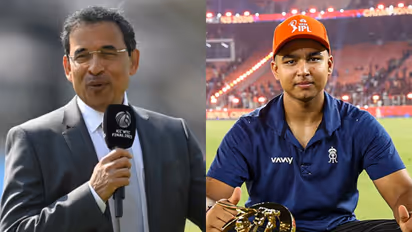Harsha Bhogle and Vaibhav Sooryavanshi