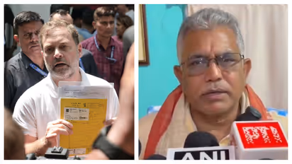 dilip ghosh targets rahul gandhi over protest calls it photo op
