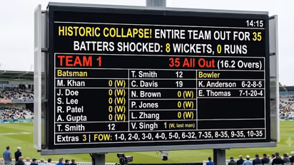 Cricket Score board