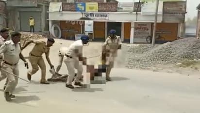 Allegation against the state police for dragging the body of the deceased victim of Kaliaganj anger expressed on social media Shuvendu Adhikari
