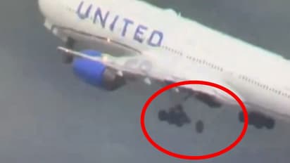 after plan take off wheel comes out fell down at car watch viral video bsm