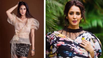  Chahat Khanna Fancy dress in monsoon