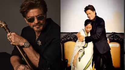 Shahrukh Khan Mamta Banerjee File Pic