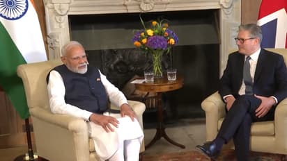 Narendra Modi With Keir Starmer