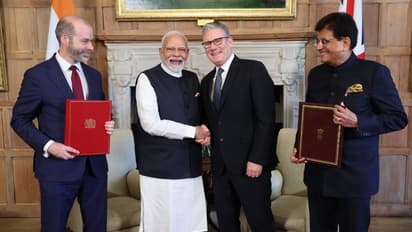 Narendra Modi Keir Starmer FTA