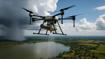 Cloud Seeding Ramgarh Dam