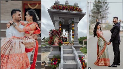 kannada prashanth and harshita love story marriage accident