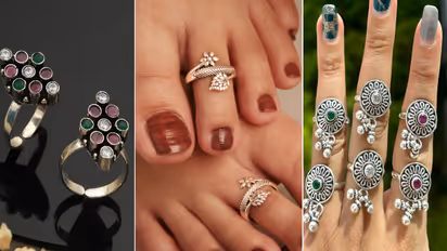 Silver Trendy light weight toe ring Bichiya Design Ideas