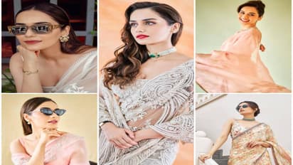 Manushi Chhillar Traditional Sarees