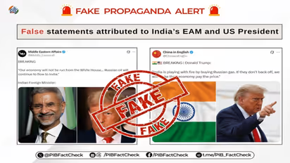 Fake quotes on Russian oil trade falsely linked to India and Donald Trump; PIB Fact Check debunks