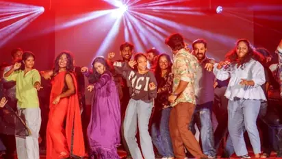 meesha movie success celebration at sree sankara college kalady