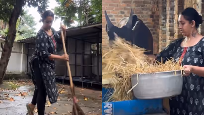 sowbhagya venkitesh shares video of her household duties