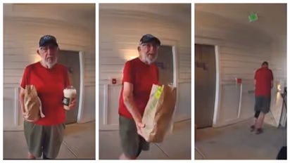 woman collected 19 lakhs for the delivery worker who pressed the doorbell