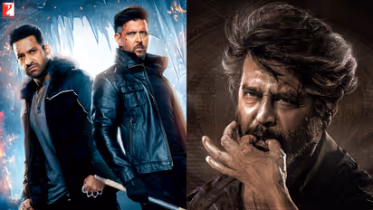 war 2 surpassed coolie on book my show in hourly ticket sales rajinikanth