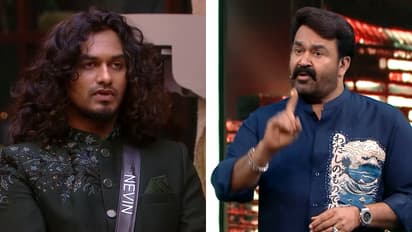 mohanlal warns nevin for food theft in bigg boss malayalam season 7