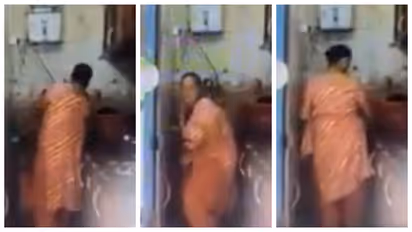 maid cought urinating on utensils