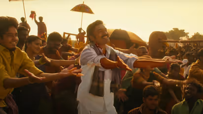 Idli Kadai movie lyrical video song Enjaami Thandhaane dhanush nithya menen