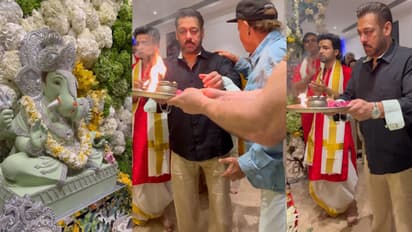 Salman Khan Ganesh Aarti Viral Video