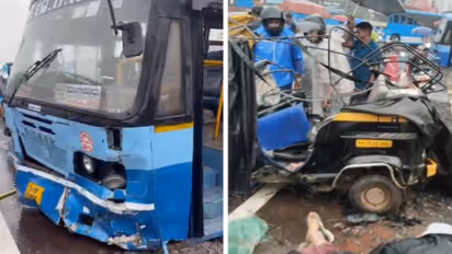 Mangaluru KSRTC Bus Accident