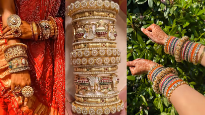 Rajwadi bangle set designs for Navratri 2025