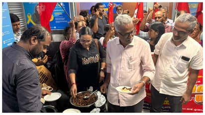 Canara Bank employees stage protest with beef fest