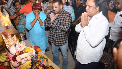Salman Khan Ganpati Darshan