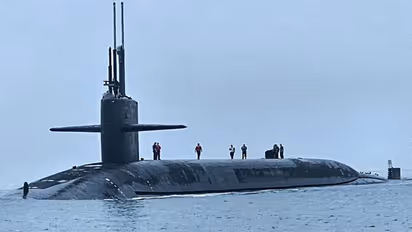 Ohio class nuclear powered ballistic missile submarine