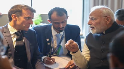 Narendra Modi Emmanuel Macron