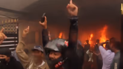 KP Sharma Oli home burns