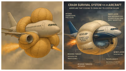 Crash Survival System for an aircraft