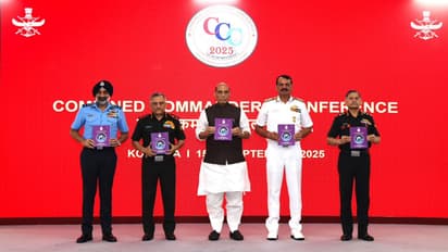 Rajnath Singh at Combined Commanders Conference in Kolkata