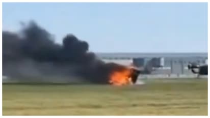 flying cars collided in an air show rehearsal in China