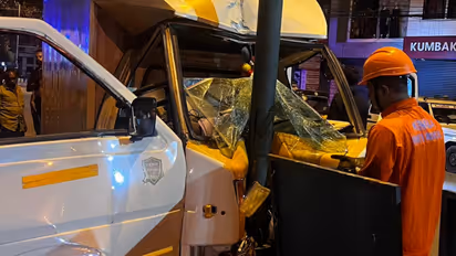 Pick up van accident