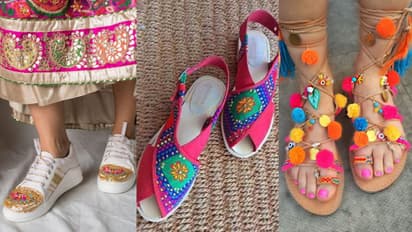 perfect footwear for Garba
