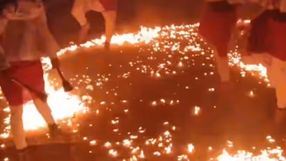 Daring Fire Garba Dance