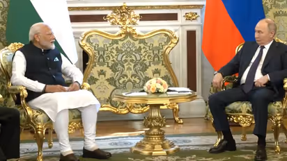 Narendra Modi and Vladimir Putin