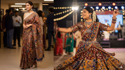 easy kalamkari saree styling tips