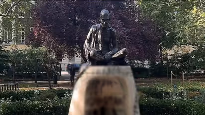 Gandhi Statue Vandalised in London