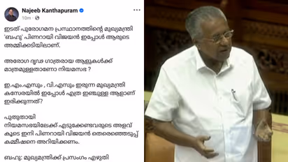 Najeeb Kanthapuram, Pinarayi Vijayan