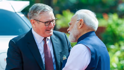 Narendra Modi and Keir Starmer